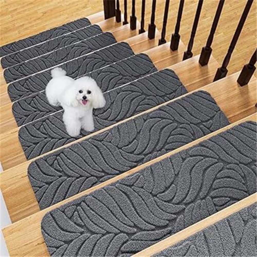 Stair Treads Non Slip for Wooden Steps, 8" X 30" (15-Pack) Stair Runner Carpet - Picture 8 of 8